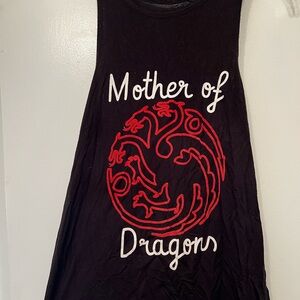 Black 'Mother of Dragons' Tank Top